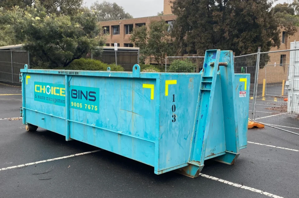 How important are skip bins during waste removal?